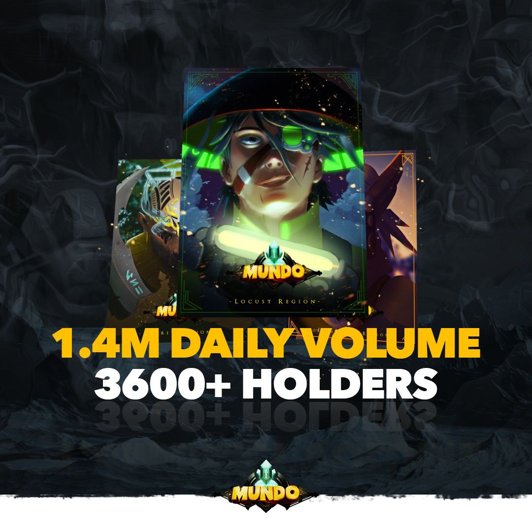📊1.4Mil daily volume &amp; over 3600 holders!

🙏 Thank you guys for all the support and stay tuned for some announcements coming up today!

#Listing #Launch #P2E #Blockchaingame #NFT 
#GameFi #NFTGame #Crypto #DEX #PancakeSwap