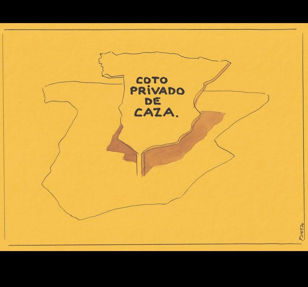 ¿Cómo es que se permite que el 85,6% del territorio nacional sea terreno de caza, para 1,6% de la población que tiene licencia de caza, en perjuicio de todos los demás. #RuralSinMaltratoAnimal 
<a href="/sanchezcastejon/">Pedro Sánchez</a> 
<a href="/LuisPlanas/">Luis Planas Puchades</a> 
<a href="/PSOE/">PSOE</a>