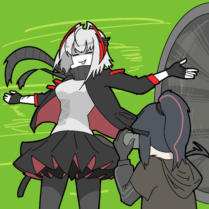 Renegadeの撮影風景
#アークナイツ 