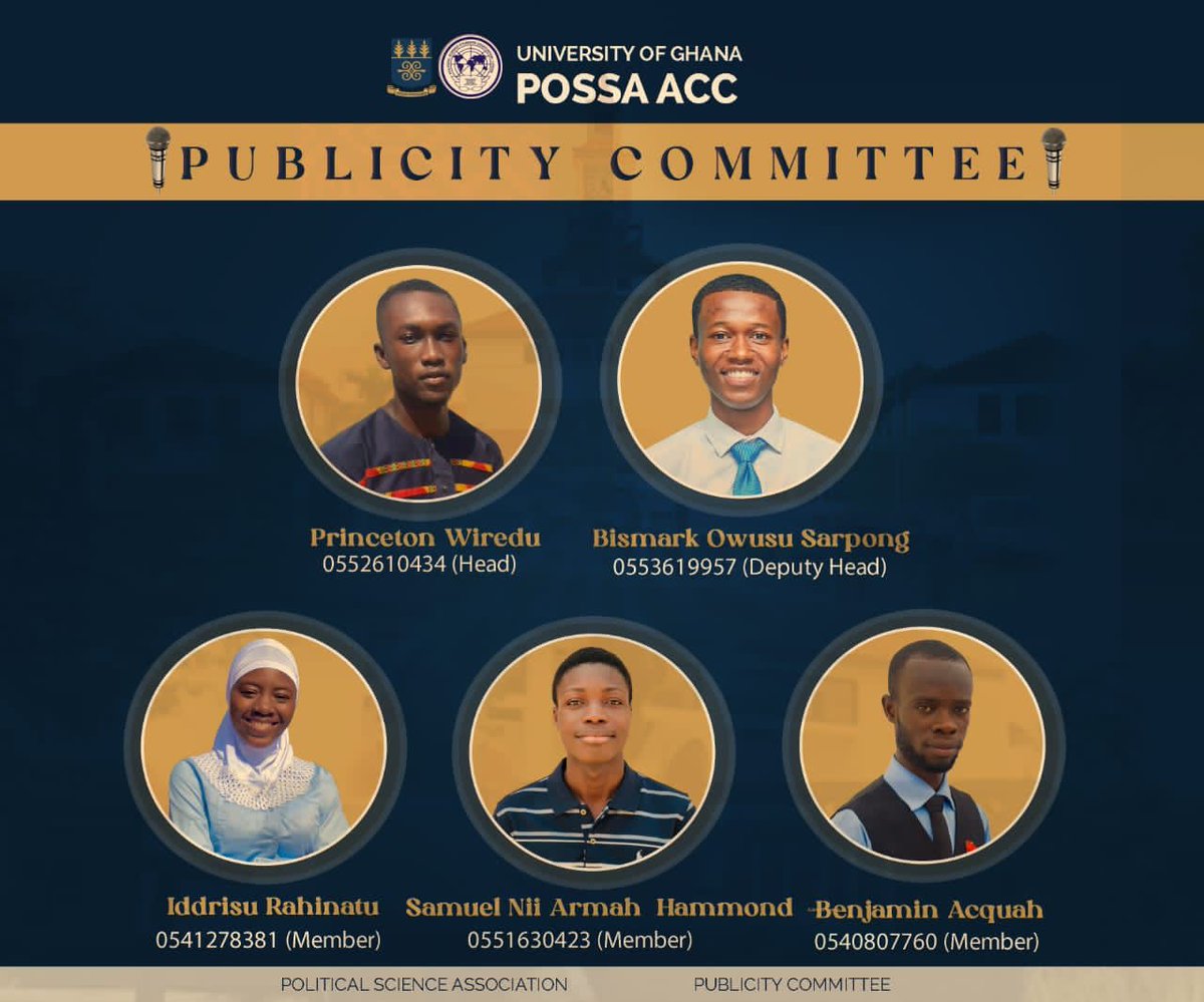 possaugacc's tweet photo. KNOW YOUR POSSA ACC APPOINTEES https://t.co/OZY7S0IrDx