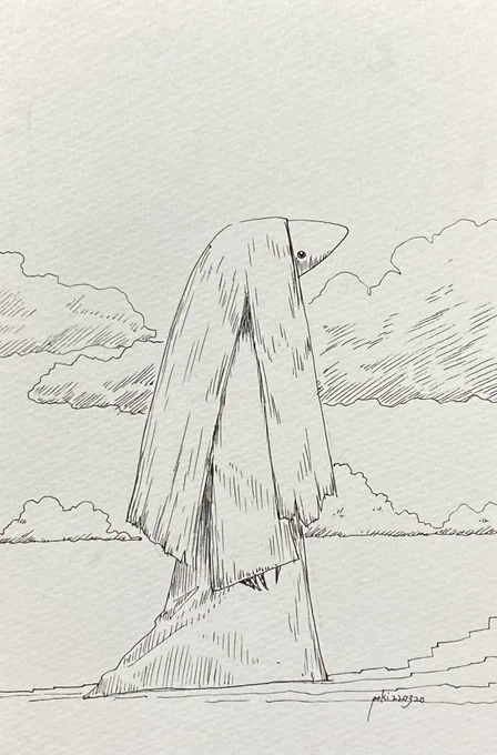 長髪のひと 