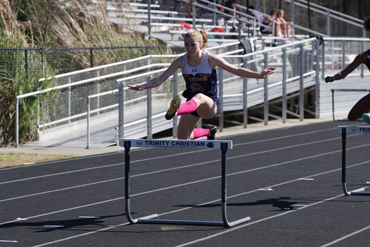 LCALionsSports's tweet photo. After a nine-hour day at the track, the Lions came away from the Trinity Invitational with 12 Top 10 finishes, 13 personal best times, and two school records. #onelion https://t.co/LATC0TotLS