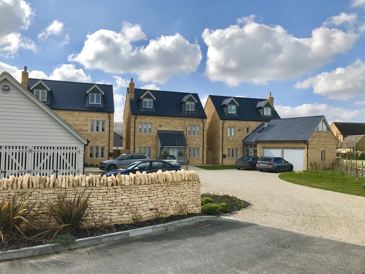 Pleasant walk this morning, with a slight detour,  to see our recently completed cricket pavilion and adjoining houses.