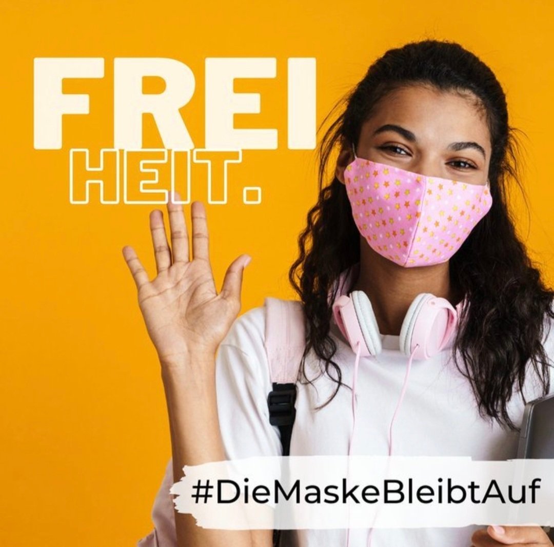 ErzieherlN's tweet image. #FreedomDay 
#DieMaskeBleibtAuf #WearingIsCaring
