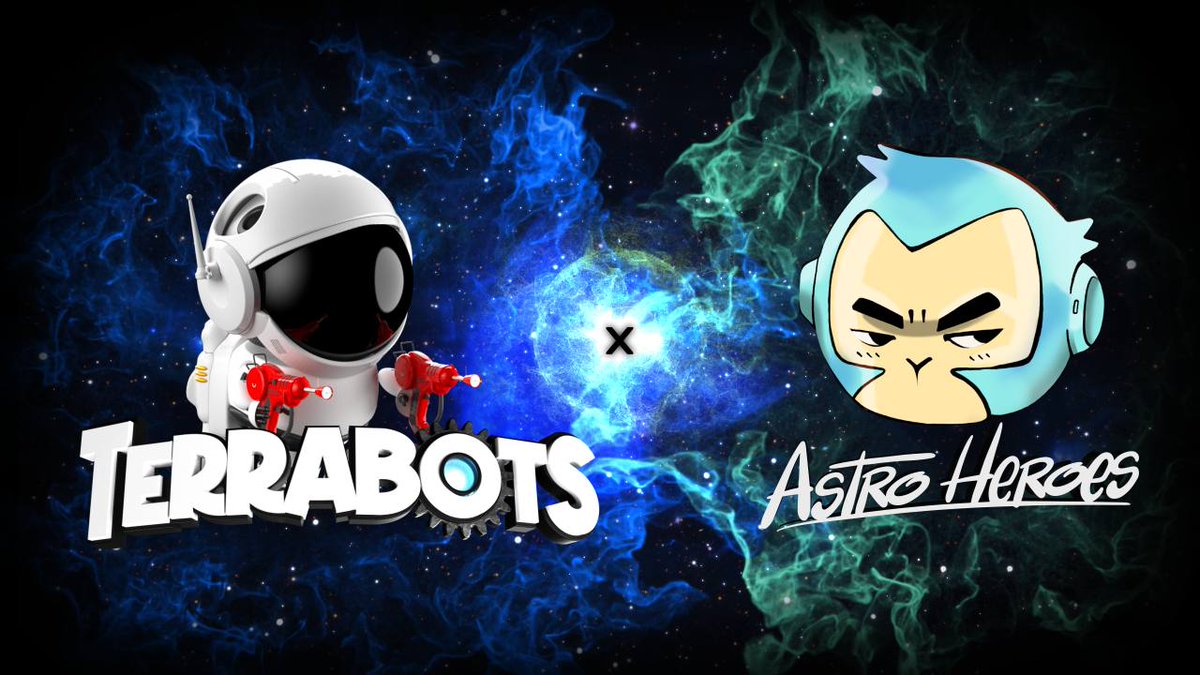 🤖Beep Boop Beep🤖

TerraBots are still out exploring, next stop <a href="/_Astro_Heroes/">ASTRO HEROES</a>  #Metaverse 

✅ 50 WL spots for TerraBots community
✅ RT, follow <a href="/_Astro_Heroes/">ASTRO HEROES</a> + <a href="/terra_bots_io/">TerraBots 🌖🏴‍☠️</a> &amp; tag 2 frens
🏆 25/50 - more to win in Discord!
⏰ 24 hours