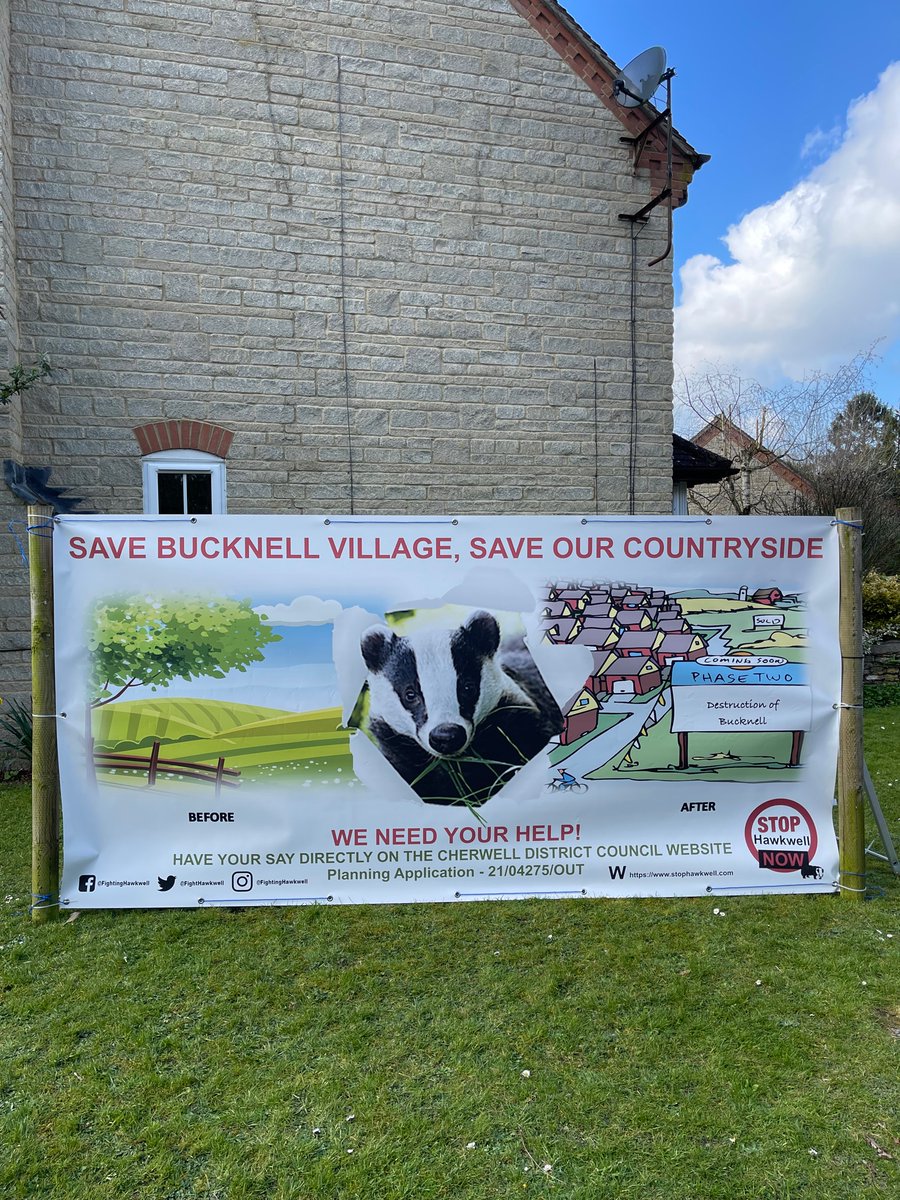 fighthawkwell's tweet photo. Get your objections in!!! Deadline 31st March 2022 #savebicestervillage #saveourcountryside https://t.co/4NPLLEx2cx