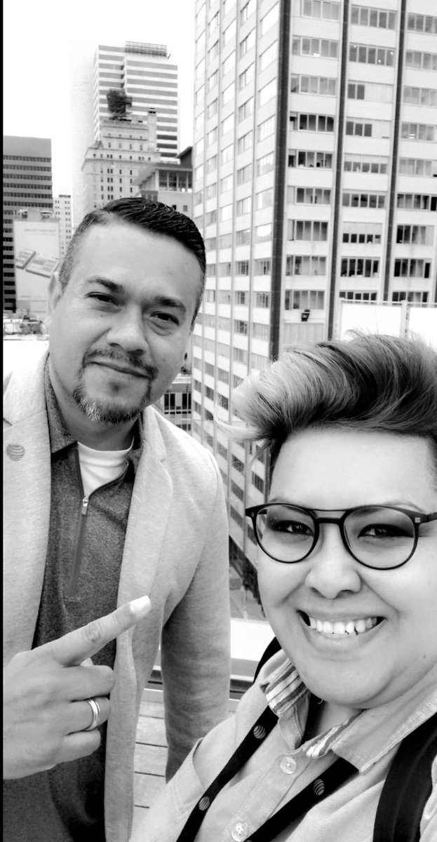 erika_salceda's tweet photo. Started my career at AT&amp;T when I interviewed with @candidotellez2 
year and a half later I finally get the opportunity to work with him. 
#IHX #attfamily #att https://t.co/0Be9ZBy4Tc