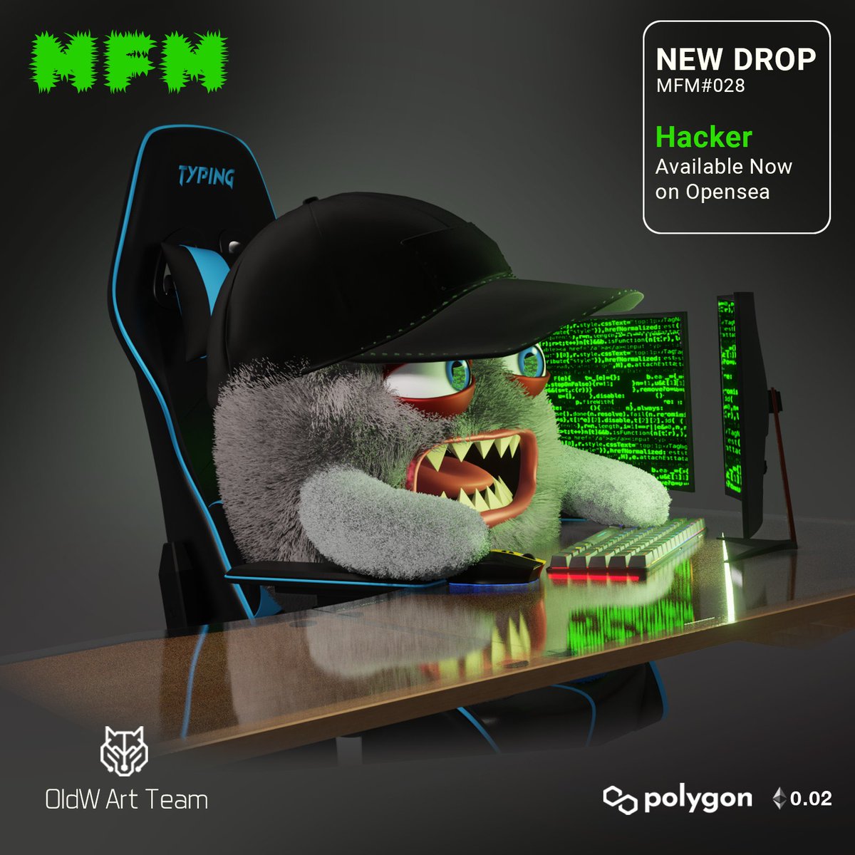 Meta Fluffy Monsters NFT tweet media