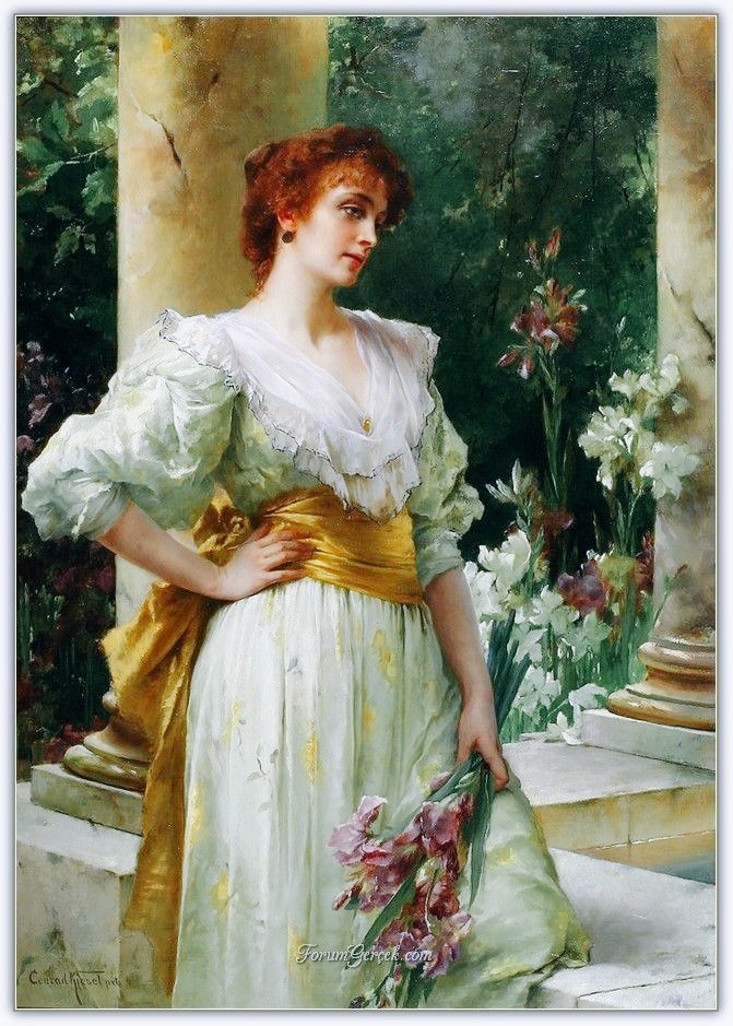 _Avicebron's tweet photo. 🍃 PRIMAVERA 🍃

〰️

"¡CON EL ALBA, CON EL ALBA!

LA ALEGRÍA DE LA LUZ ME PENETRA POR LAS PLANTAS.
ME SACUDE COMO UN LIRIO."

✍🏻 JOSÉ LUIS HIDALGO.

〰️

🎨 CONRAD KIESEL.
(MUJER DE BLANCO CON LIRIOS) https://t.co/amvufnrAgg