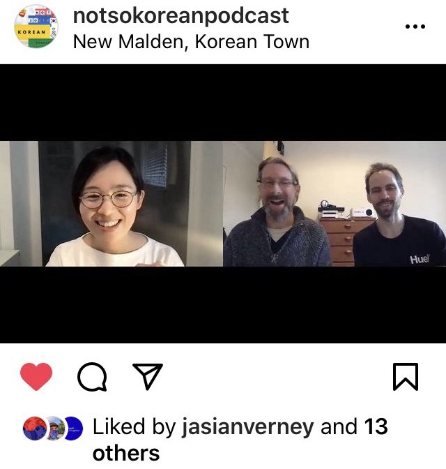 So thrilled to interview <a href="/udolkim/">Eugene Kim</a> recently. Tune in to our #podcast this coming week for 1st of a TWO-PART chat w/Eugene Kim! #김유진 #Translation #NoSoKoPo #KingstonUniversity 
 #koreanliterature #Nabillera #나빌레라 #KoreanPodcast #EugeneKim #KoreaNews