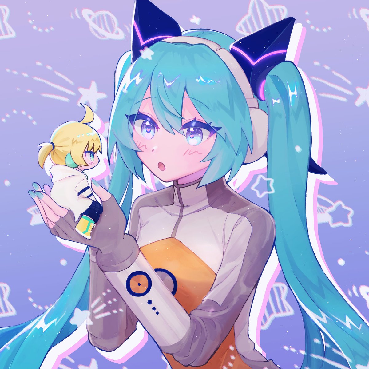 ばあむさんとしゃちさんとレンミク祭しました!!!!!🥳 こちらえび担当パートです
 #レンミク 
