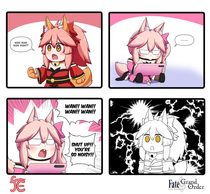 An Annoyed Mini Vitch.
#FGO #FateGO #タマモキャット 