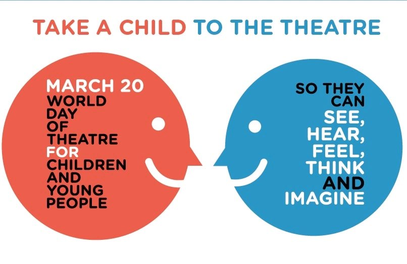 Today is World Day of Theatre for Children and Young People.
Please #takeachildtothetheatre to help introduce and support a lifelong love of theatre! 🎭