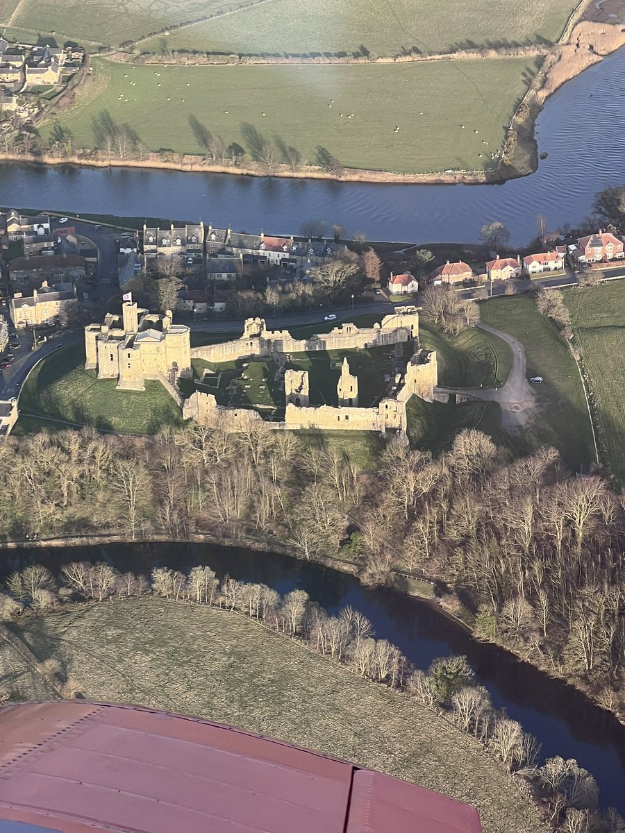 Awesome flight with <a href="/EshottAirfield/">Eshott Airfield</a> on #flyingfriday along the #Northumberland coast in a 1950s Chipmunk 🛩taking in the views of #warkworth #Castle here stunning don’t you think? #aerialphotography #aerialviews #aerial #Wanderlust #photography #AdventureTime
