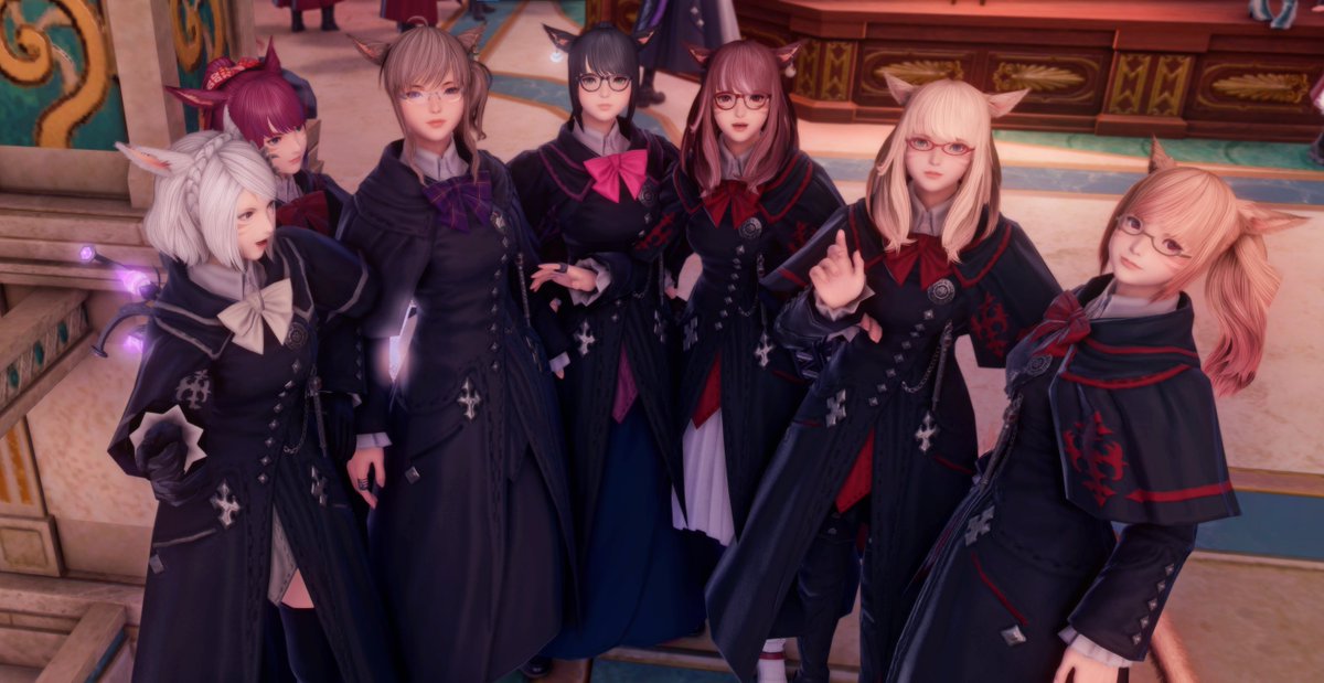 KiaraEvergarden's tweet photo. Catgirl Photoshoot!! Students of #SharlayanMiqo
Thanks Venlafax for organizing this cute event!!
🥰🐈📔
#FFXIV | #GPOSERS | #miqote | #MiqoMarch https://t.co/01fl9lsi8x