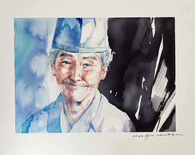 「思うように生きよ」

「八重 お前、後ろ姿が母親に似てきたぞ」

伊東祐親を描きました

じさま…
一瞬絆されそうになったんですがね…
孫をね…

#鎌倉殿の13人 
#鎌倉絵
#殿絵 