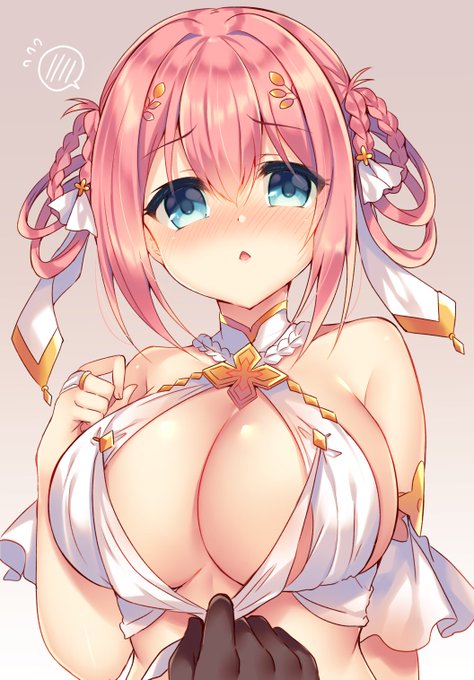 あの…そんなに引っ張っちゃ…
#プリコネR 