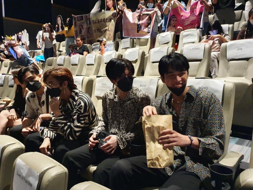 bgyo_ph's tweet photo. #BGYO | BTS: @BGYO_members attending the special screening of #BolaBola to show support for their brother, @BGYO_Akira! https://t.co/dFjLsQSGyc