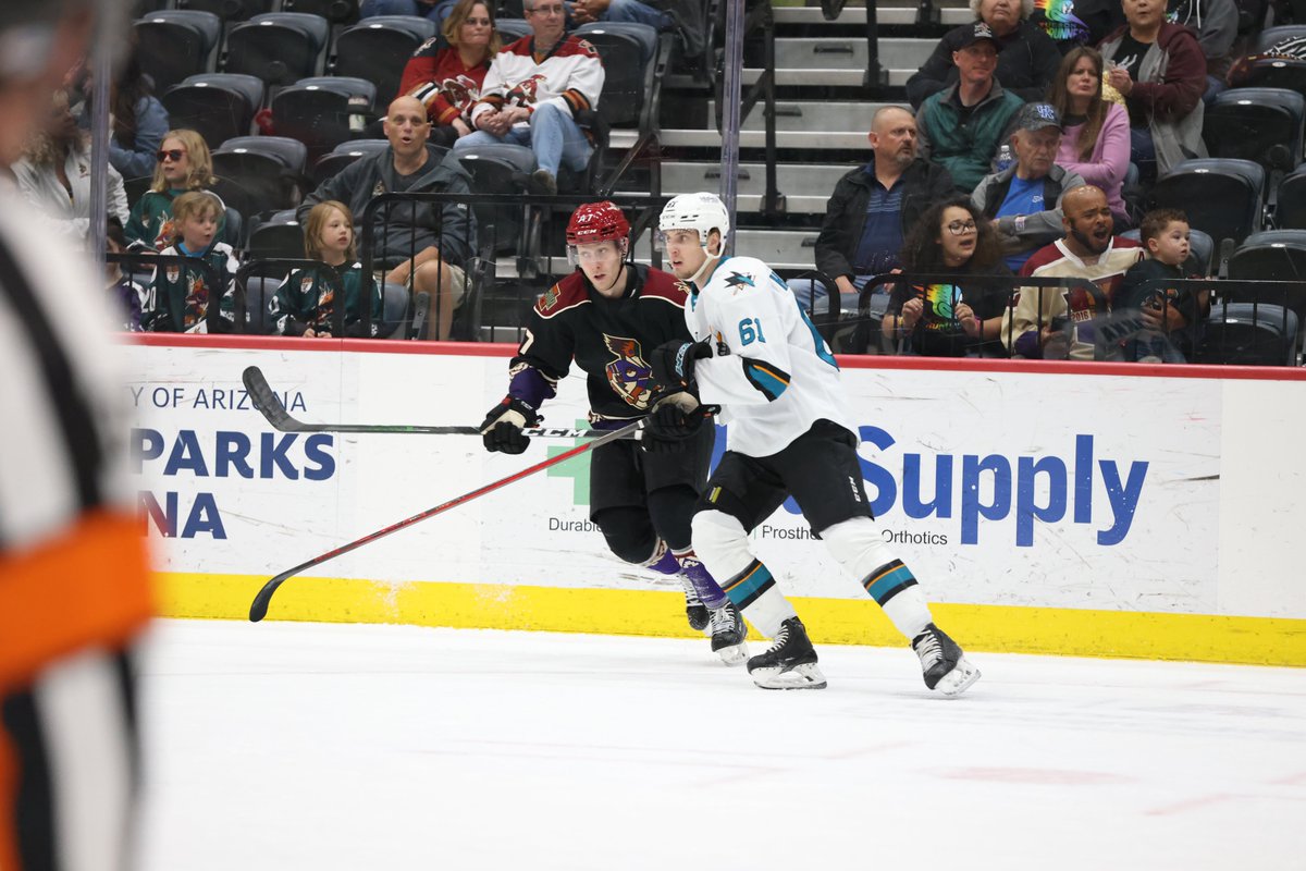 Congratulation to <a href="/Lagunov_17/">Philip Lagunov</a> who made his <a href="/TheAHL/">American Hockey League</a> debut last night with the <a href="/RoadrunnersAHL/">Tucson Roadrunners</a>!
#GutHockey