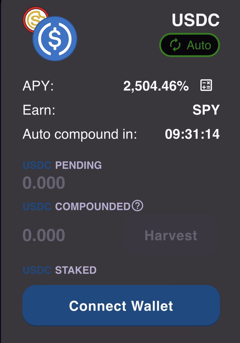 CukongCrypto_'s tweet photo. $SPY Auto-compound is a good way to start ;)

#SmartyPayToken #YieldFarming #BNB #BNBChain https://t.co/tumvlYKC2o