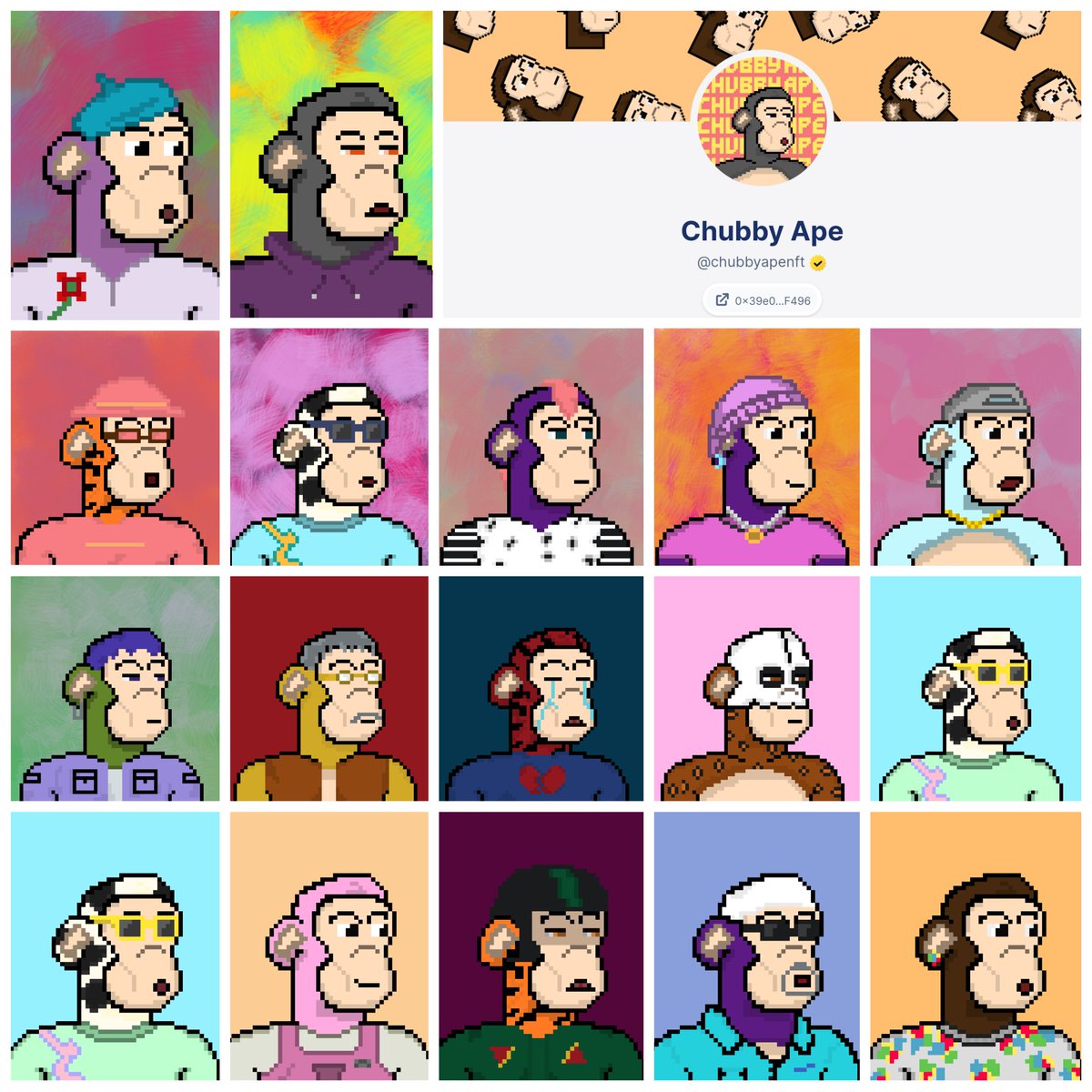 Chubbyapesnft's tweet photo. Chubby Ape below #200 available on primary market!

Listed at 0.04 BNB🪙

Go check it out! And get your benefits!

https://t.co/v7KgnAglXe

BANANA BANANA CHUBBY🍌🐒 https://t.co/23mGmFfIhD