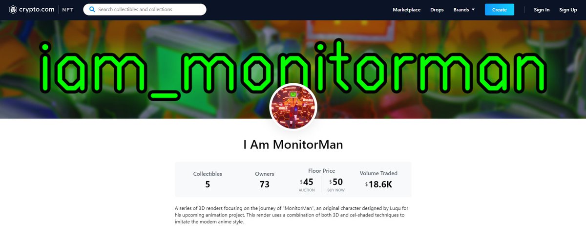 LuquChaos's tweet photo. Hey guys, I need your help to report this account Titter (https://t.co/cA1r1wGB2s). This person stole my NFT on @cryptocomnft and sell it on @opensea.

I'm the original creator of I Am Monitorman collection

Original:
https://t.co/lCmcgNZOJj

Stolen:
https://t.co/VcWfuauJyw https://t.co/OKpuAozlWB