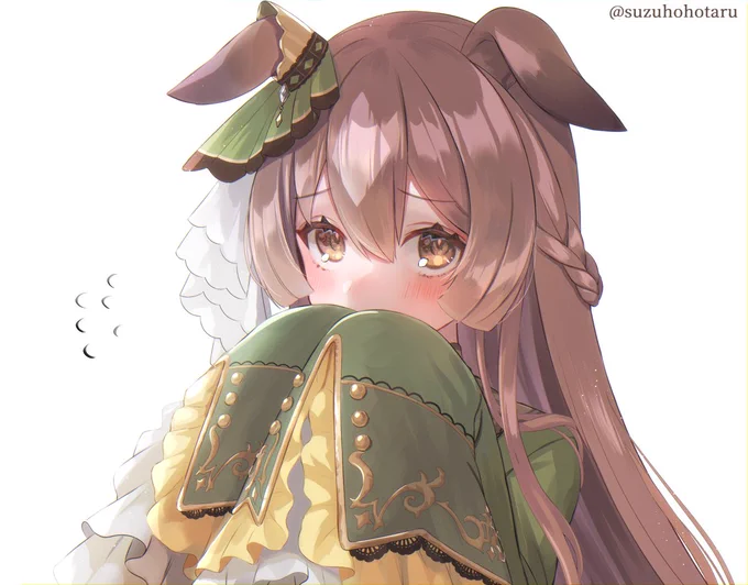 照れダイヤちゃん。
#ウマ娘 #サトノダイヤモンド 