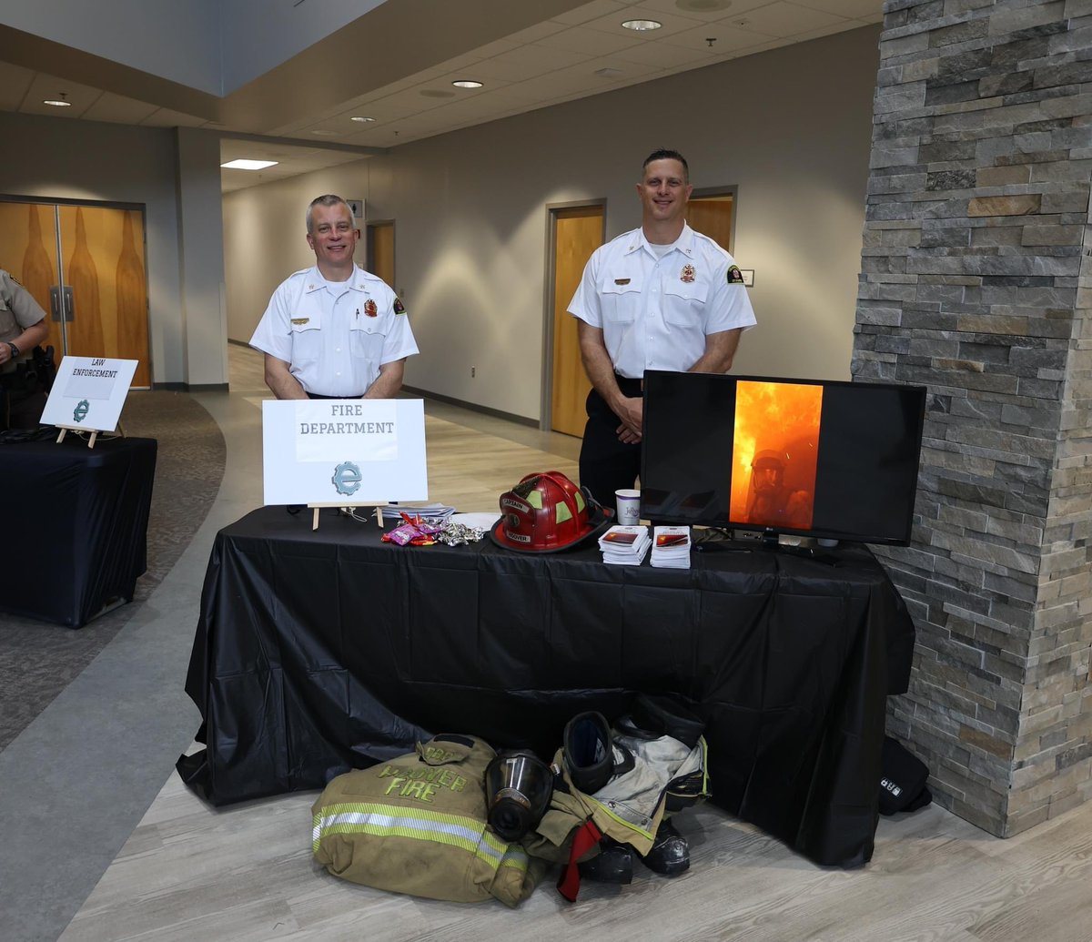 This week, we attended Equip Services 2022 Career Expo. High school students from the Birmingham Area attended the event. We enjoyed spending the day getting to talk to students about the fire service! #hooverfire #HFD