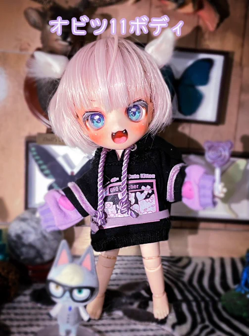 コメント頂いたのでオビツM01ちゃんのボディ差分╰(*'︶`*)╯オビツ22ボディが個人的に好きなバランスかなと思ってましたが、オビツ11やピコPも、ねんどろいどどーるでもコロッとしてて良い感じでした 