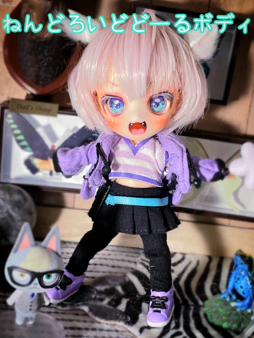 コメント頂いたのでオビツM01ちゃんのボディ差分╰(*'︶`*)╯オビツ22ボディが個人的に好きなバランスかなと思ってましたが、オビツ11やピコPも、ねんどろいどどーるでもコロッとしてて良い感じでした 