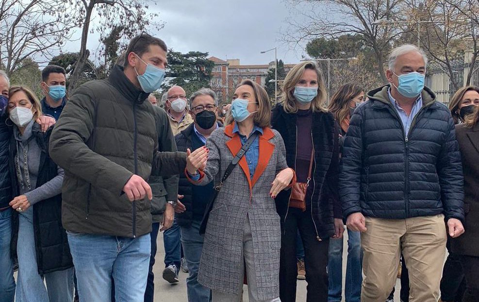 ppbalears's tweet photo. 🔵 El nostre secretari d’Organització @Tia_Sagreras ha acompanyat avui els nostres pagesos i ramaders en representació del @ppbalears a la manifestació del #20M a Madrid en defensa del nostre món rural. 🚜

#JuntosporelCampo https://t.co/jfWjSozjRc