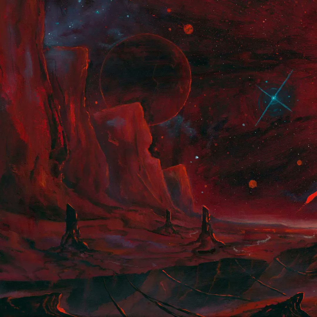 Ryan_T_Hancock's tweet photo. Some close up details from the album artwork I painted for Geezer
#ryanthancock #geezertown #commission #albumart #artwork #darkart #scifi #fantasy https://t.co/TeVMPpwMsz