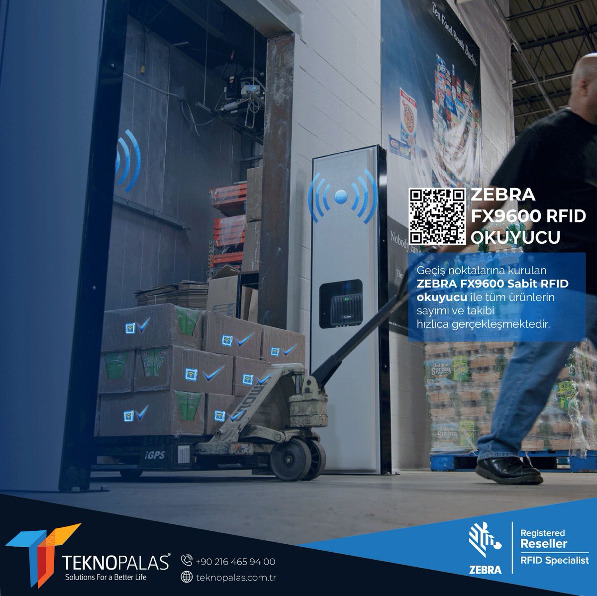 teknopalas's tweet photo. Geçiş noktalarına kurulan Zebra FX9600 Sabit RFID Okuyucu ile tüm ürünlerin sayımı ve takibi hızlıca gerçekleşmektedir.
👇👇
https://t.co/hhGVM07SGJ

#zebrapartner #zebraRFID #zebraürünleri #teknopalas #okuyucu #RFID #iot #etiket #tag #okuyucu #teknopalasyüksekteknolojisistemleri https://t.co/hBjulM89JK