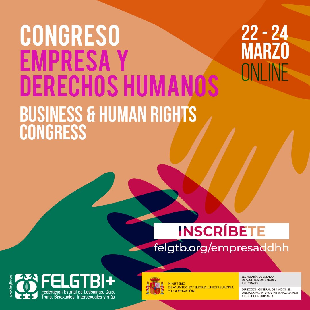 lmelgarvalero's tweet photo. Este martes estaré hablando de la situación del colectivo LGBTI en China en el Congreso Empresa y DDHH organizado por @FELGTBI

Inscripción gratuita aquí hasta mañana lunes a las 10:00, hora peninsular española.

👇👇👇

https://t.co/uvY5zREcPK https://t.co/X39N67joRL
