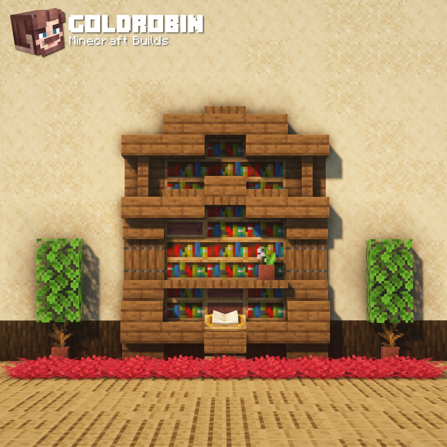 Goldrobin on Twitter: "I made 15+ Interior Builds! 🪑 #Minecraft Check out  my Tutoiral: https://t.co/WkNQ7NlPWT https://t.co/568pQsce2w" / Twitter