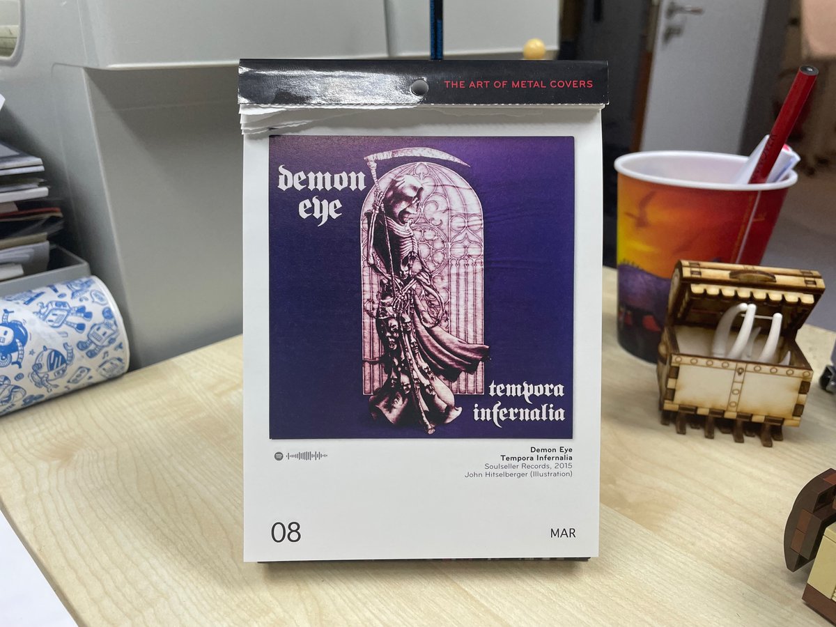Dennis_von_W's tweet photo. Bei #DemonEye handelt es sich um eine us-amerikanische HardRock-Kapelle, die von 2012-2019 existierte. Benannt hat sie sich nach dem #DeepPurple Song "Demon´s Eye". Unter dem Namen findet man dann auch eine dt. Purple-Coverband. Na, welchen Sound haben die US-Rocker gespielt? ;-) https://t.co/vYeWEnJ8Yi