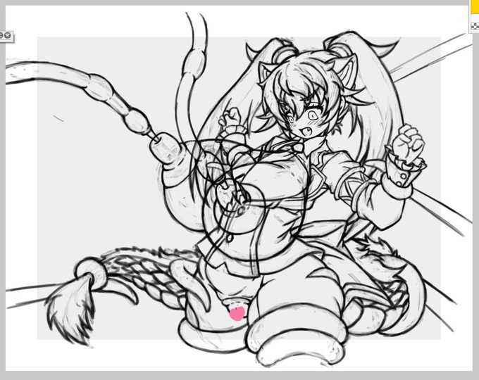 🐲WIP
前回等身下げすぎてしまった感じあったのでトレスベース修正したら急に等身あがってしまうな・・・
後着衣にこだわろうとするとどうしても触手が減る
触手まみれにするなら脱がさないとなんか嫌だから仕方ねえ('・ω・`) 