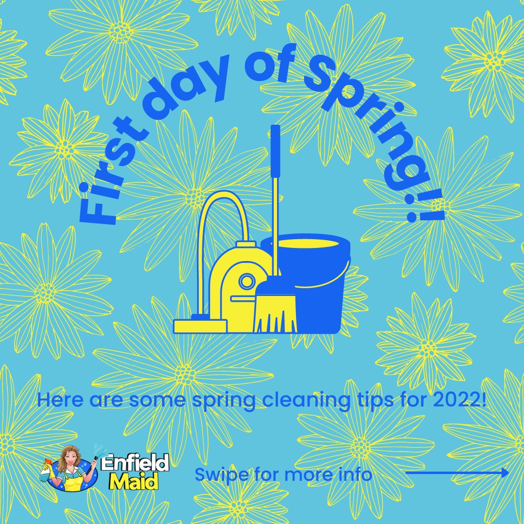 EnfieldMaid's tweet photo. It is the first day on spring! Here are some tips to get you started for your spring clean, if you want to read more then check out our blog https://t.co/VZjEpPX7mU https://t.co/l7Hx20JetQ