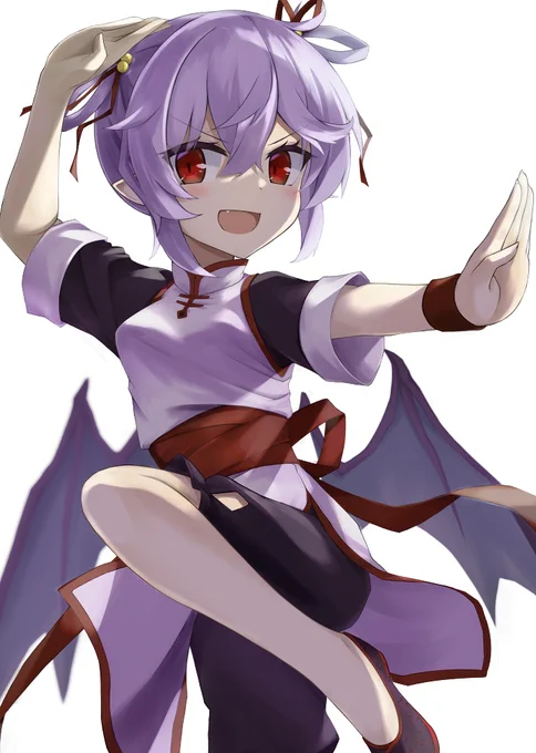 チャイナ服レミリア #東方 #レミリア #レミリア・スカーレット #東方Project https://t.co/tbtxM05W30 