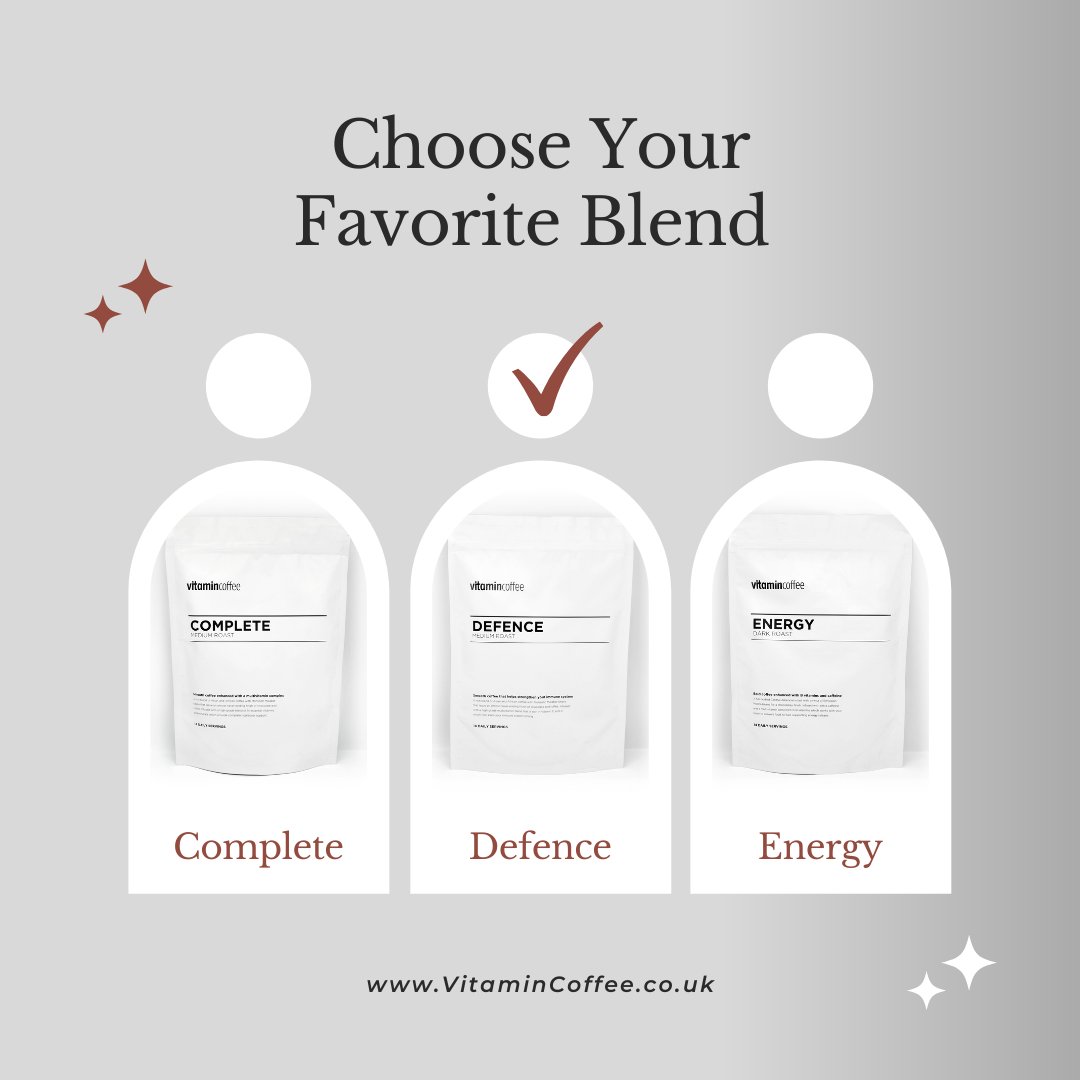 VitCoffee's tweet image. 3 Blends, 2 Roasts... Which will you choose? ☕️ ⁠
⁠
vitamincoffee.co.uk⁠
⁠
#vitamincoffee #vitamin #coffee #coffeelover #coffeeaddict #coffeeneeded #coffeebreak #coffeeblogger #londoncoffee #cafe #coffeeshop #healthydrink #exercise #fitness #healthy