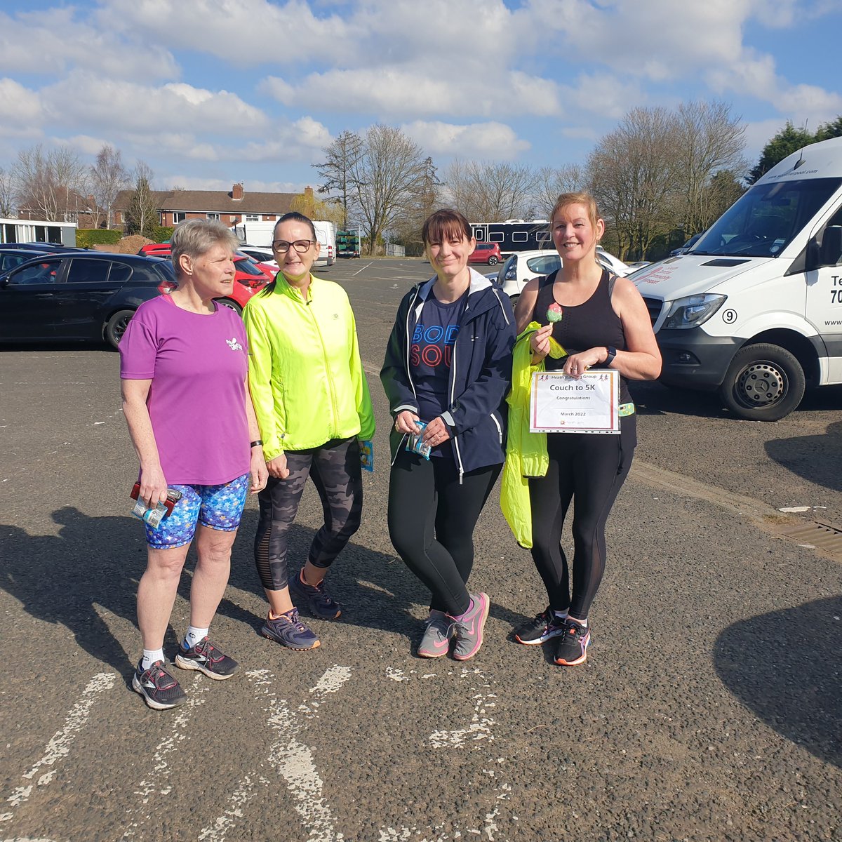 isright's tweet photo. #SundayRun #C25KGraduation Well done to the Ladies out this morning on a very warm run. Hilary & Lisa (6km), Kirsty (5km) & Tre Mac (#C25KGraduation) all smashed their runs and enjoyed a deserved icecream afterwards. #VirtualCoach #teacher5aday #RunBuddies #RunStreak #WeRunAgain https://t.co/wJ4IwPijOZ