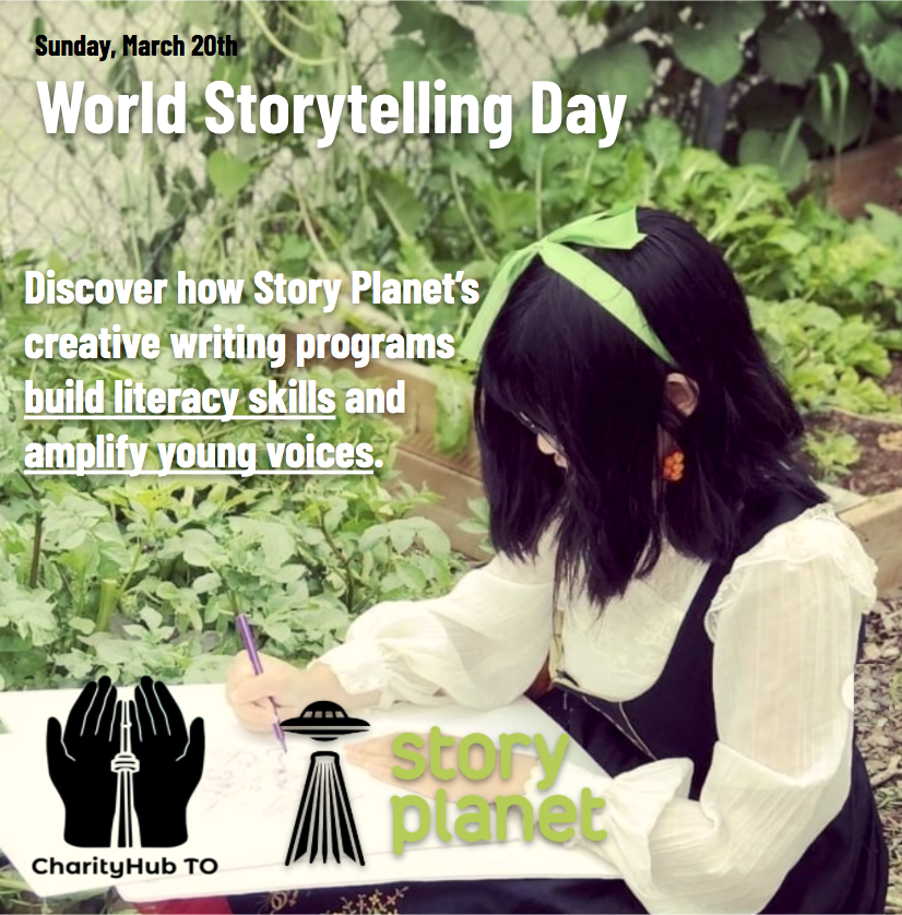 Once upon a time, there was a vision for a charity that nurtures creative minds. Story Planet now houses over 90 programs to help children recognize their capabilities and the importance of their voice!

Learn more about their transformative work at storyplanet.ca