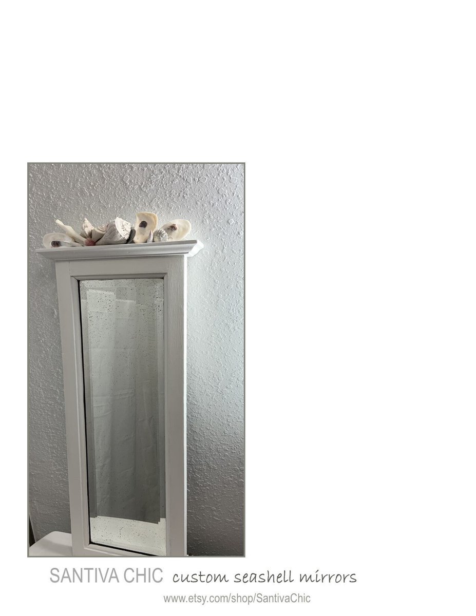 ChicSantiva's tweet photo. CUSTOM White Seashell Mirror Embellished with Florida Hand-picked Seashells Hand Painted White Antique Mirror with Handpicked Florida Shells https://t.co/zjt9aUrttI #entryway #wall #white #coastalmirror #seashellmirror #beachhousedecor #vacationhomedecor #seasidehomede https://t.co/mP6VlXWdBN