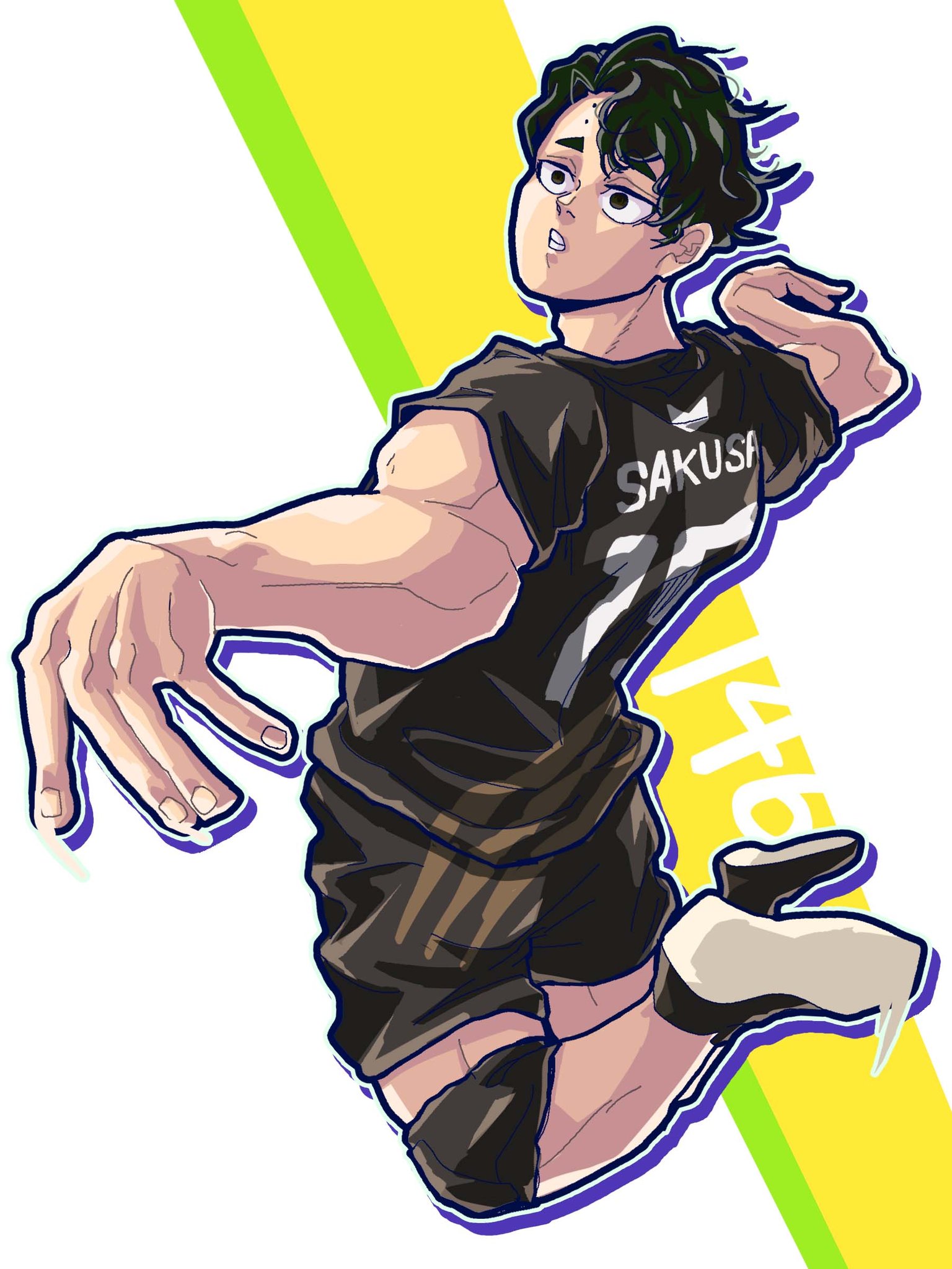 ナチョ 毎日21時新作更新 手首柔らかマン ハイキュー サクサ 一日一絵 イラスト 絵描きさんと繋がりたい T Co Fsew25yhmn Twitter