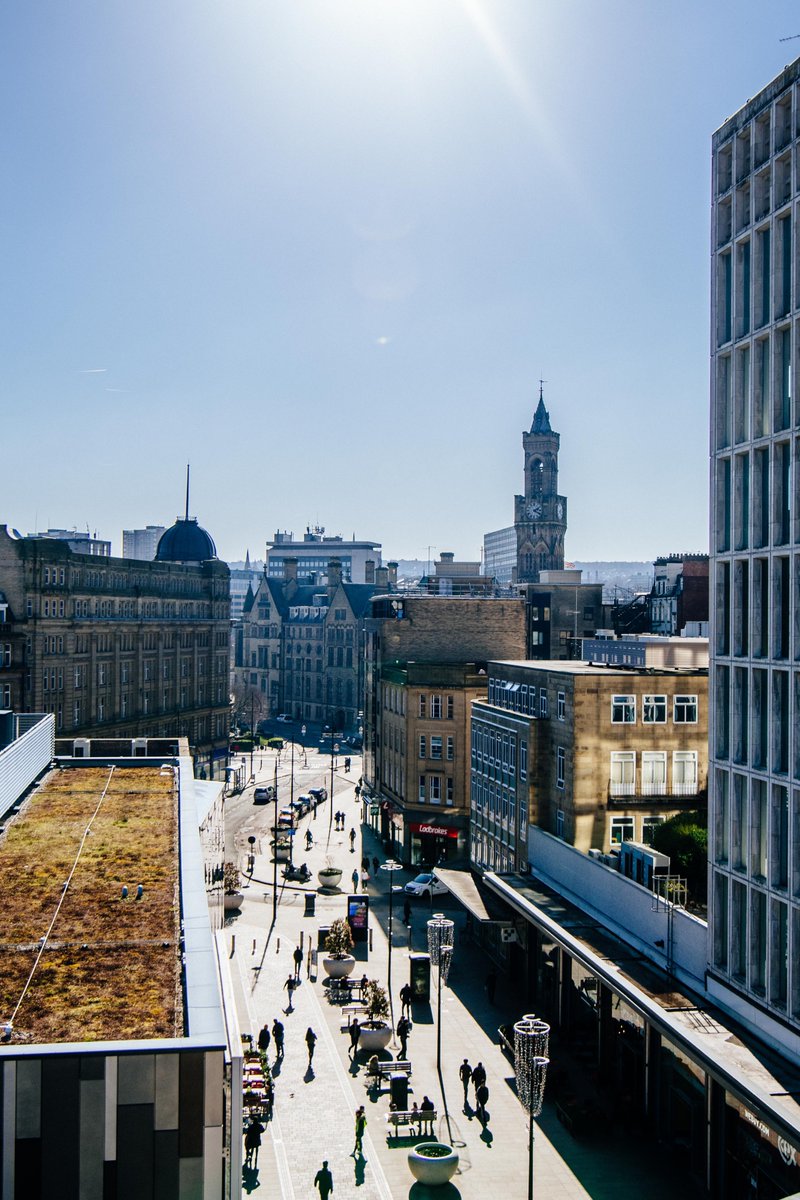 FKB_Photo's tweet photo. Photo of my hometown @visitBradford from the roof of @TheBroadwayBrad yesterday. Imagine what we could do with these beautiful old buildings given the investment 🥰 Come on, @bradford2025 we are all behind this!! #CityofCulture2025 @BradfordCivic https://t.co/ltzCC9jNxe