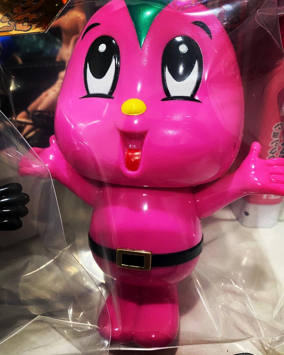 鬼頭玩具　珍ポくん 赤 フィギュア 未開封　ソフビ　un©!! ゲットした珍ポくん3体。いいわー。サイズも想像より大きくていい感じ