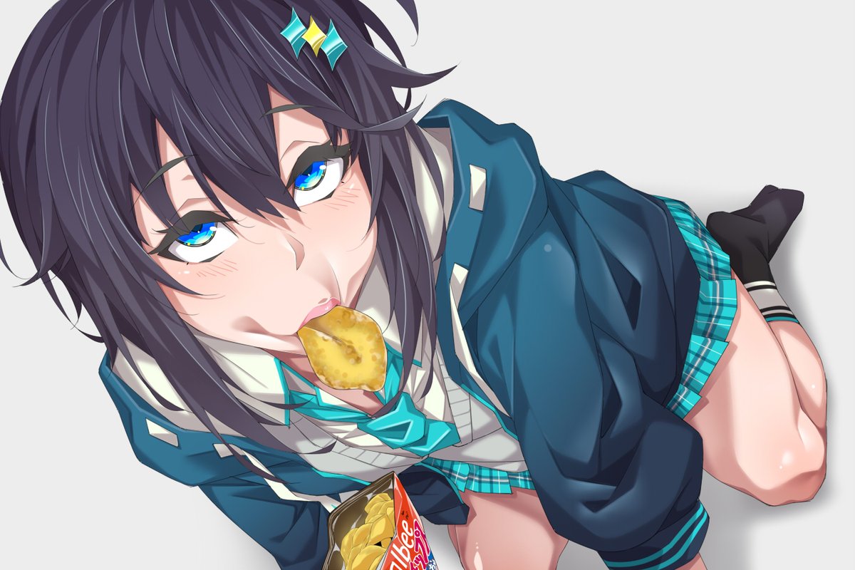 (全年齢向け)今回はきらめちゃんにポテチ食べてもらいました 