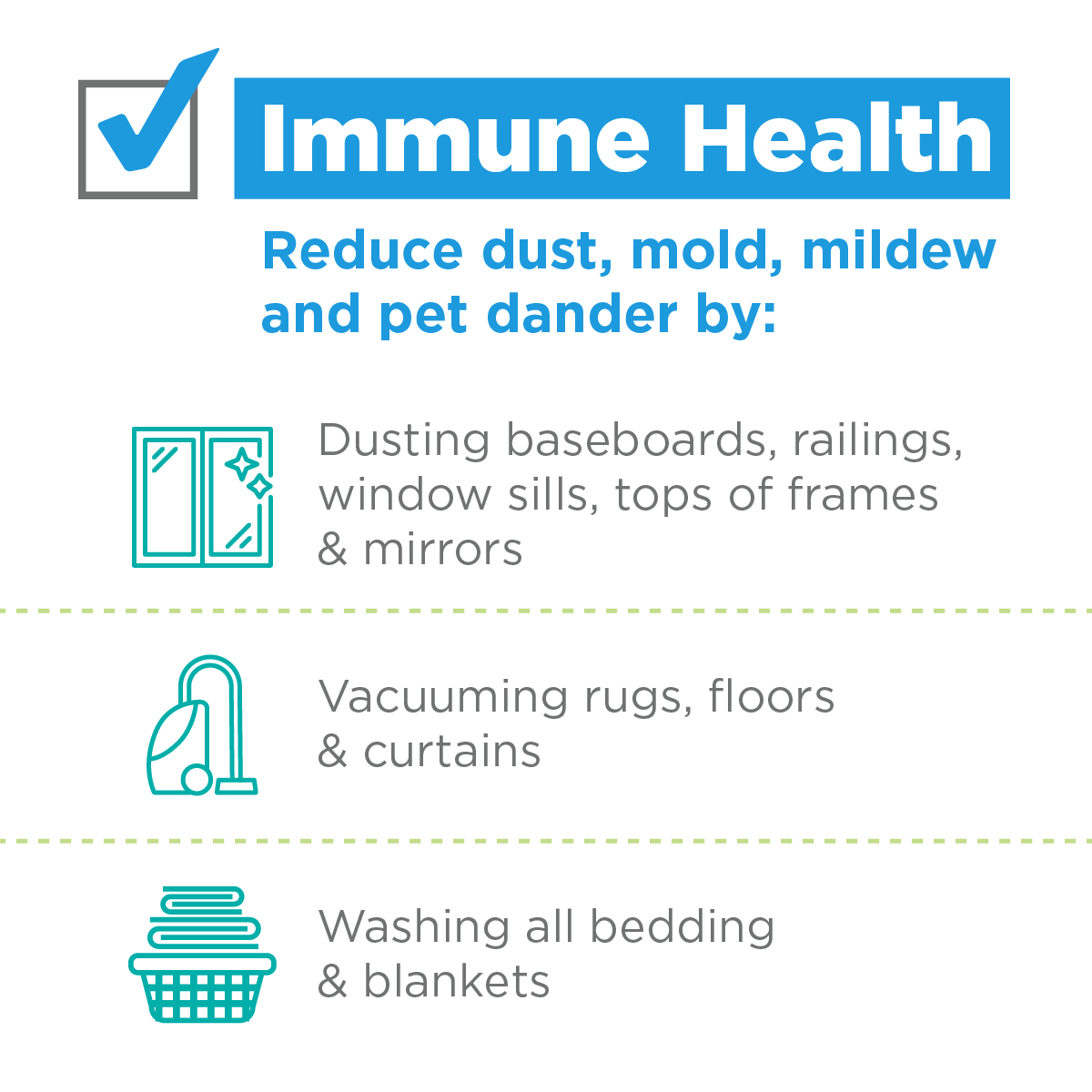 mercy_health's tweet photo. Did you know the act of cleaning can have positive effects on your mental and physical well-being? Refer to this spring cleaning checklist to help keep your immune system strong, boost your mood and prevent illnesses. #SpringCleaning #SpringCleaningTips #SpringCleaning2022 https://t.co/DUZMFSDxtm