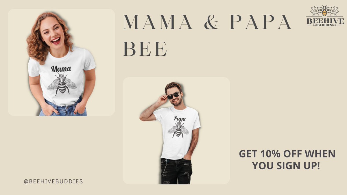 HiveBuddies's tweet photo. A must-buy Collection for any Bee lover!!🐝

Check out our bee clothing selection for unique design ❤

Visit: https://t.co/YUj0z8xy71

#savethebees🐝 #beekeeperslife #beehive #beelife #beekeep #lovebees #beekeepinglife #saveourbees #beekeeping  #naturalbeekeeping #beekeepers https://t.co/SLI3E9tFCu