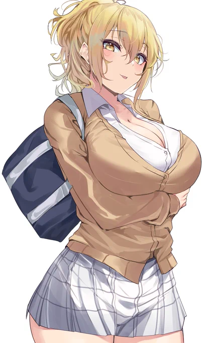 愛さんの着崩し 